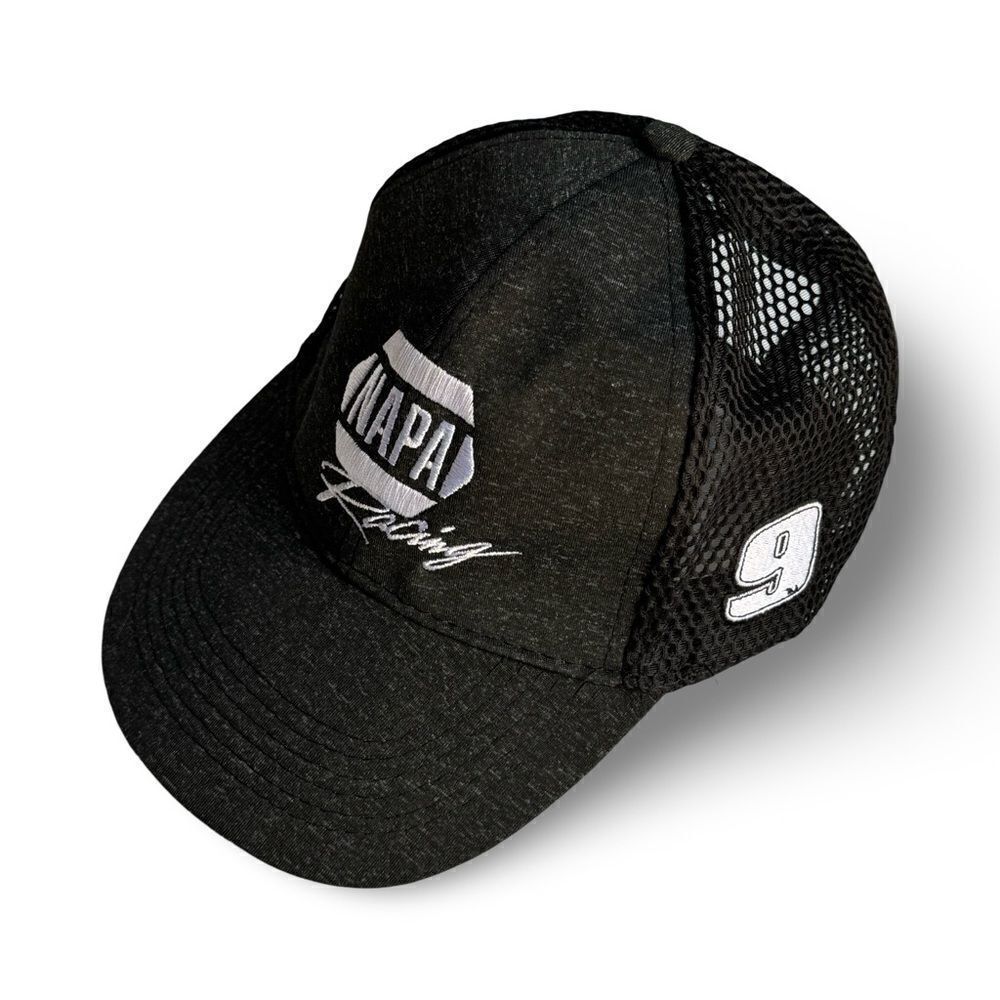 Rare Chase Elliot Hendericks NASCAR Trucker Hat Black Back Strap OSFM NWOT